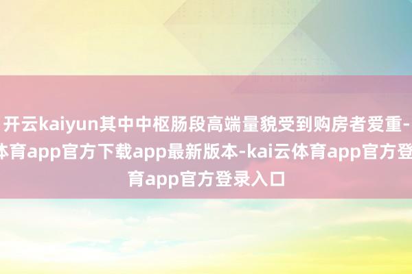 开云kaiyun其中中枢肠段高端量貌受到购房者爱重-kai云体育app官方下载app最新版本-kai云体育app官方登录入口
